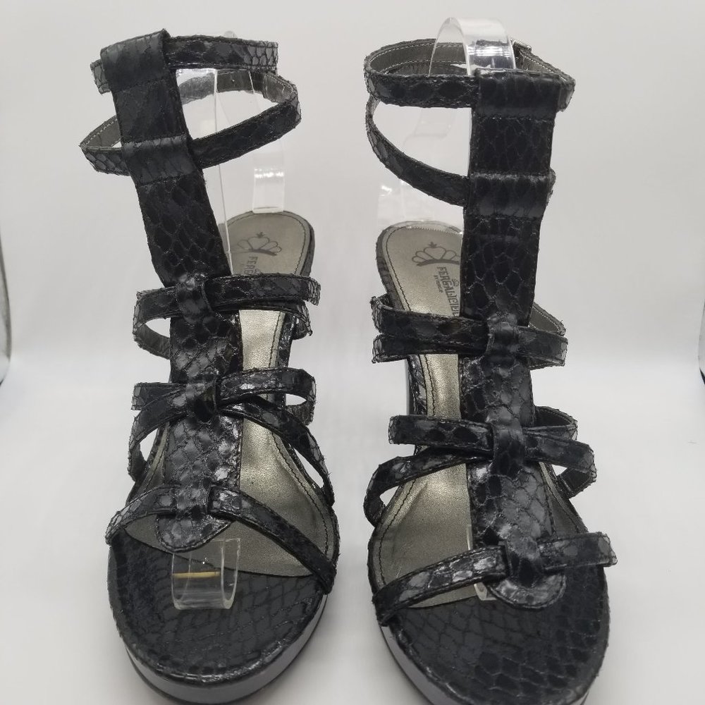 Fergalicious by Fergie Black Gladiator Heels